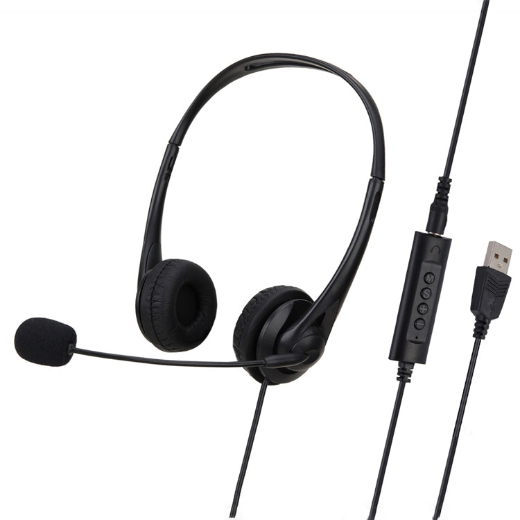 SOYTO SY490 Oficina de enseñanza Clase de red Educación para estudiantes Auriculares para computadora, estilo:, Double Ear Black 3.5mm, Double Ear Black USB, Double Ear Black Separation USB