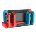 DOBE TNS-0122 Base de carga 4 en 1 Gamepad para Switch OLED, TNS-0122 Red Black, TNS-0122 White Black