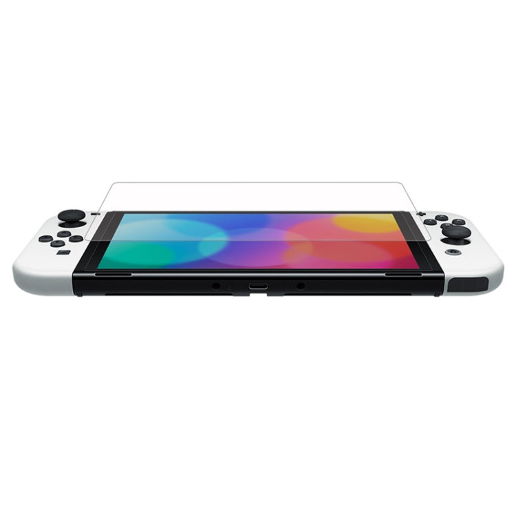 Película protectora de pantalla antihuellas dactilares para consolas de juegos KJH NS-062 para Nintendo Switch OLED, NS-062