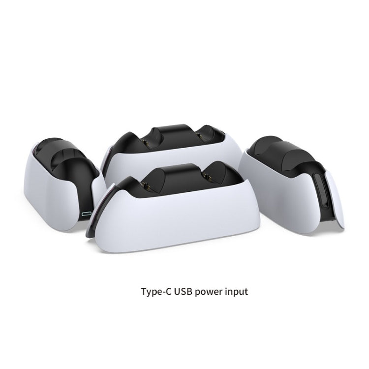 DOBE TP5-05103 Base de carga de gamepad tipo contacto con luz indicadora para PS5, TP5-05103