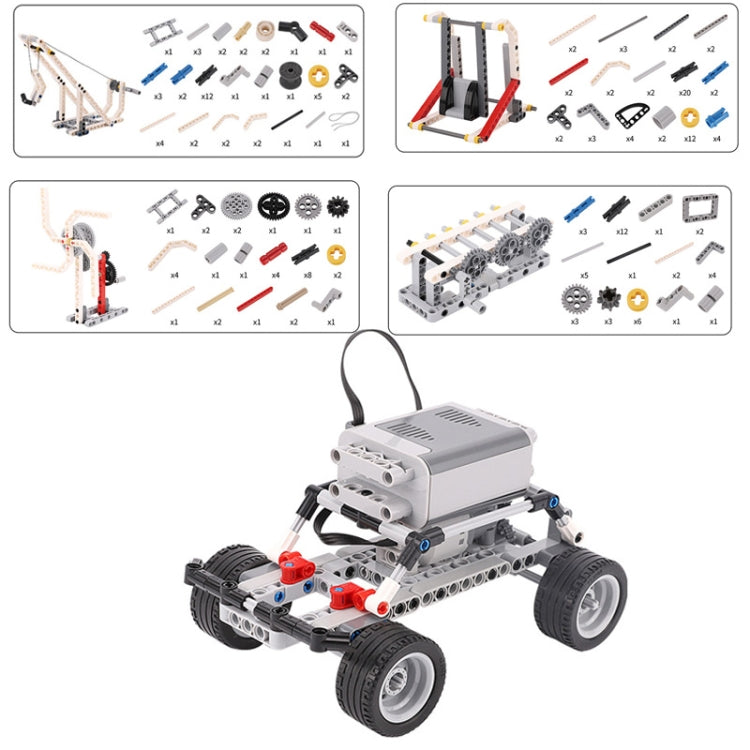 Juego de bloques de construcción de partículas pequeñas eléctricas Robot juvenil KJTZ01, KJTZ01 Robot