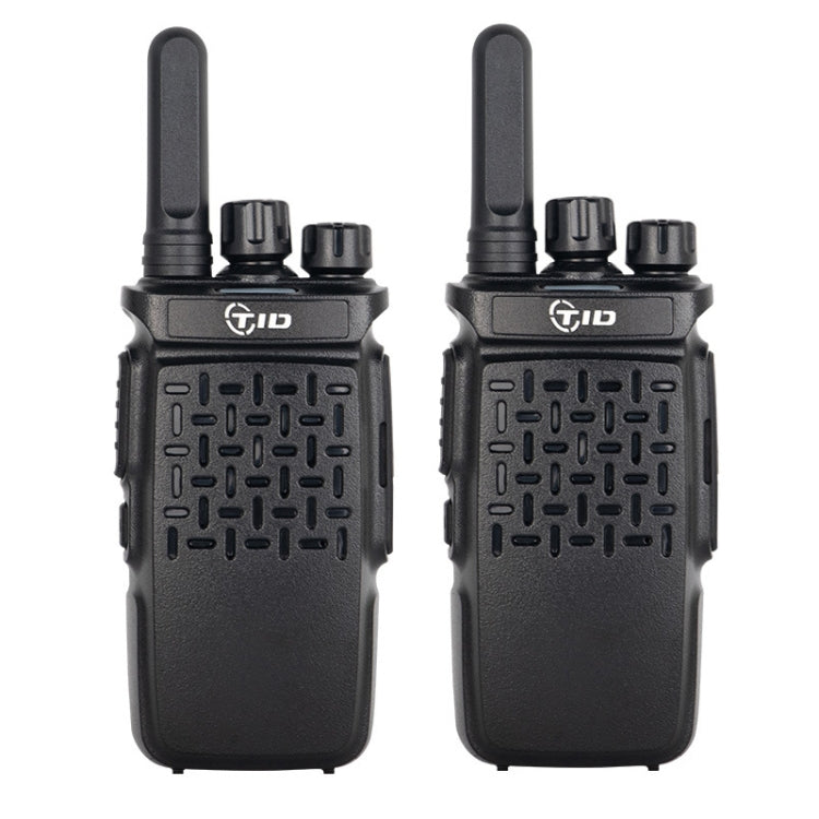 1 par TID 118 pequeño Walkie Talkie comunicación por Radio, enchufe CN