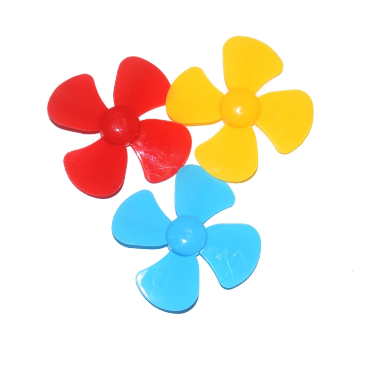 100 accesorios de juguete hechos con tecnología de hélice de cuatro palas, entrega de color al azar, Four-Blade Propeller