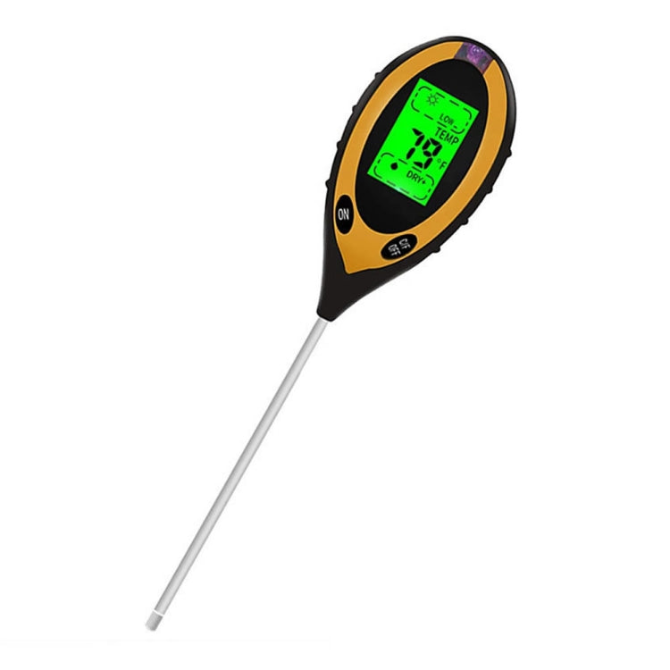 TR01 4 en 1 Detector de suelo Probador electrónico de PH del suelo, 4 In 1