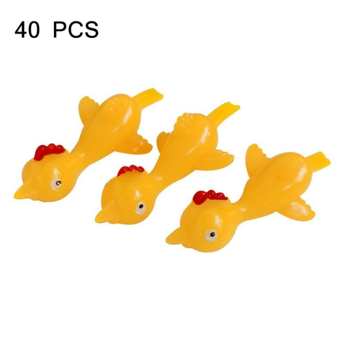 40 PCS Estiramiento Dedo Eyección Pavo Sticky Tricky Toy, 10 PCS Turkey