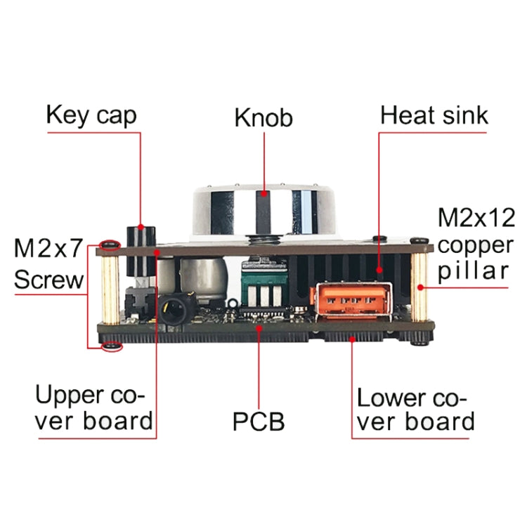 ZK-1002M Mini receptor de audio estéreo Bluetooth Clase D Módulo de placa de alimentación digital, ZK-1002M