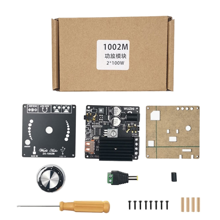 ZK-1002M Mini receptor de audio estéreo Bluetooth Clase D Módulo de placa de alimentación digital, ZK-1002M