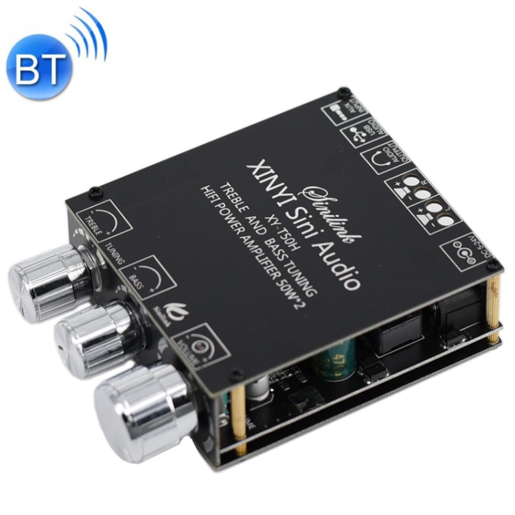 XINYI Sini T50H Bluetooth 5.0 con módulo de placa de alimentación digital estéreo de ajuste de alto nivel previo a la etapa, Sini T50H
