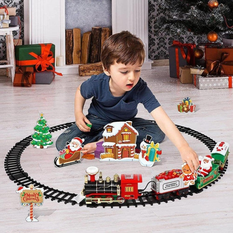 Tren de Navidad eléctrico Decoración de árbol Modelo de vagón de tren, Rail Car Model(238-9)