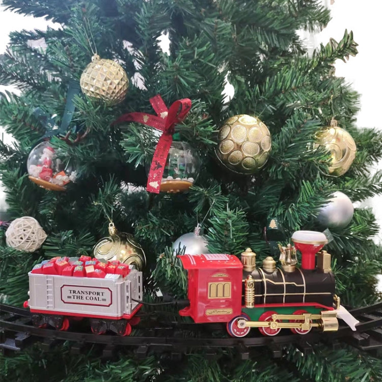 Tren de Navidad eléctrico Decoración de árbol Modelo de vagón de tren, Rail Car Model(238-9)
