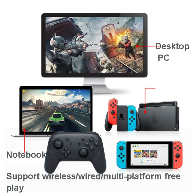 L-0326 Gamepad inalámbrico para Switch Pro, estilo:, Black, Green Pink, Black - Full Function + NFC + Wake-up (1: 1), Green Pink - Full Function + NFC + Wake-up (1: 1), Monster Hunter Full Function + NFC + Wake-up (1: 1), Black - Full Function HD Editi...
