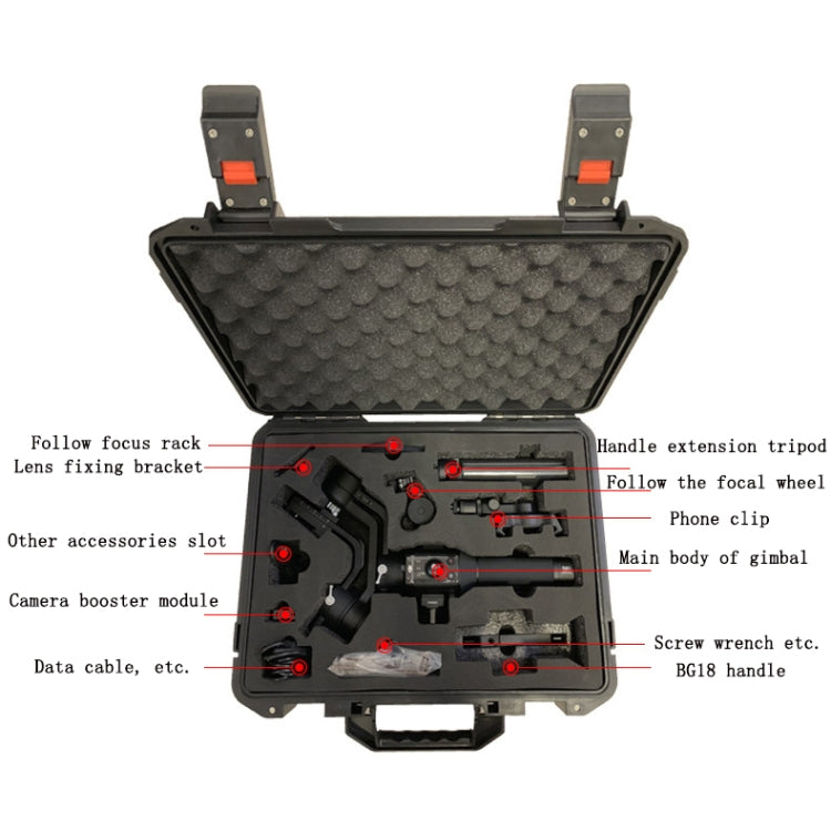Bolsa de caja impermeable a prueba de explosiones a prueba de golpes para DJI Ronin SC