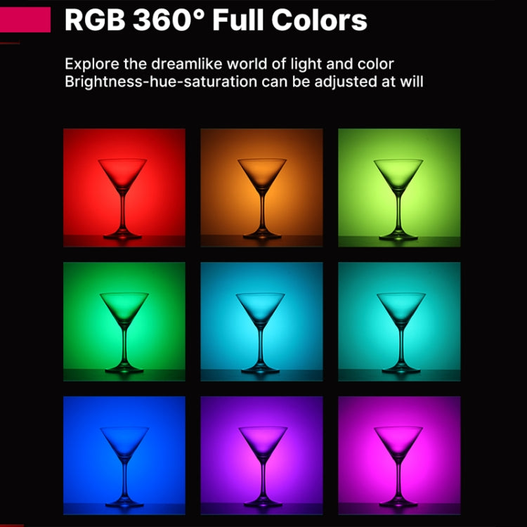 Ulanzi VL110 RGB 2500-9000K 110 LED Palo de luz para fotografía