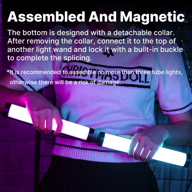 Ulanzi VL110 RGB 2500-9000K 110 LED Palo de luz para fotografía