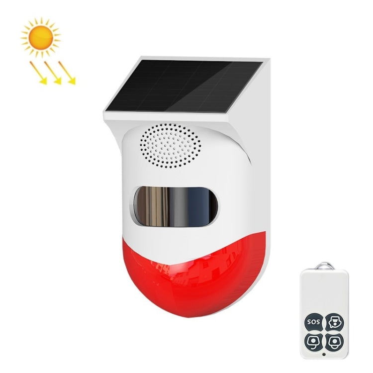 Alarma infrarroja solar impermeable al aire libre, especificación:, Independent, Remote Control, Wireless, Recording