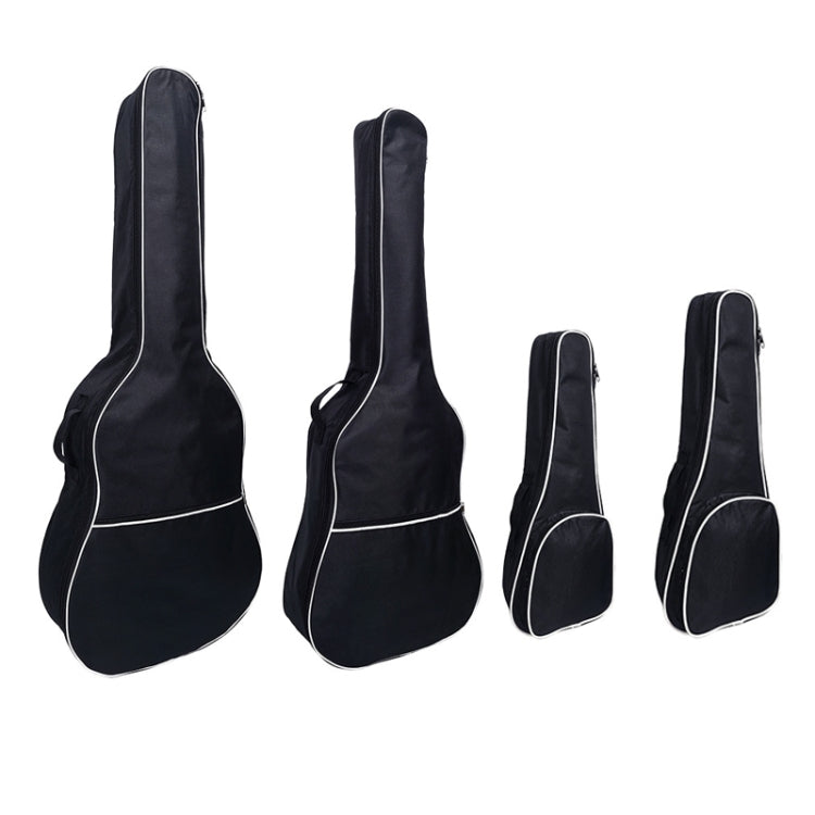 Mochila de tela Oxford acolchada de algodón, especificaciones:, For 38 inch Guitar, For 40/41 inch Guitar, For 21 inch Ukulele, For 23 inch Ukulele