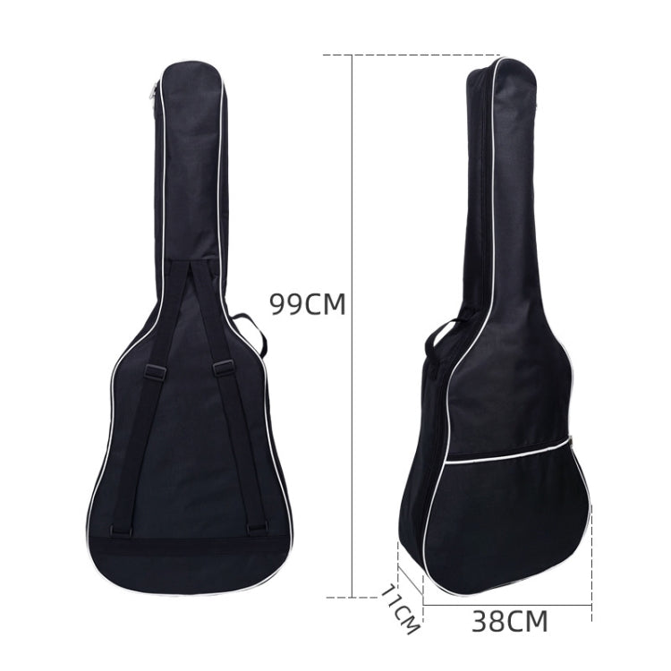 Mochila de tela Oxford acolchada de algodón, especificaciones:, For 38 inch Guitar, For 40/41 inch Guitar, For 21 inch Ukulele, For 23 inch Ukulele