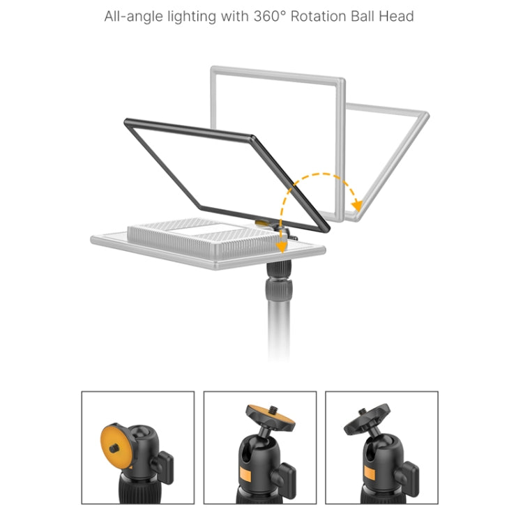 Soporte de luz de brazo de extensión de escritorio en vivo Vijim LS02 para cámara DSLR con luz de anillo, Vijim LS02