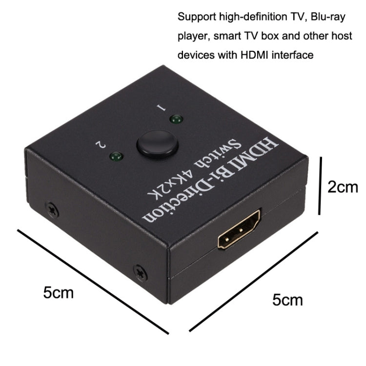 Conmutador de salida 2 a 1 inteligente bidireccional HDMI ZHQ010, ZHQ010