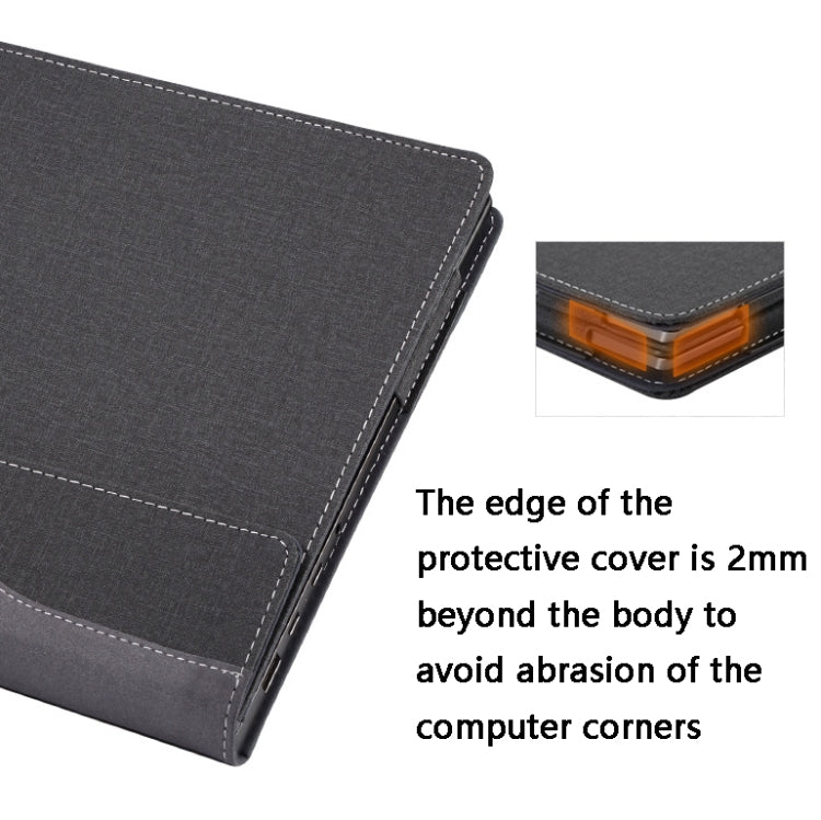 Funda protectora para portátil de piel sintética de 13,9 pulgadas, For Lenovo Yoga 7 Pro / Yoga 930, For Lenovo Yoga 6 Pro / Yoga 920, For Lenovo Yoga 5 Pro / Yoga 910