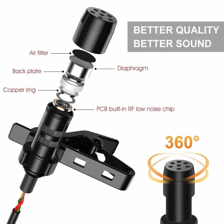 Micrófono de collar de grabación de teléfono móvil GAM-140