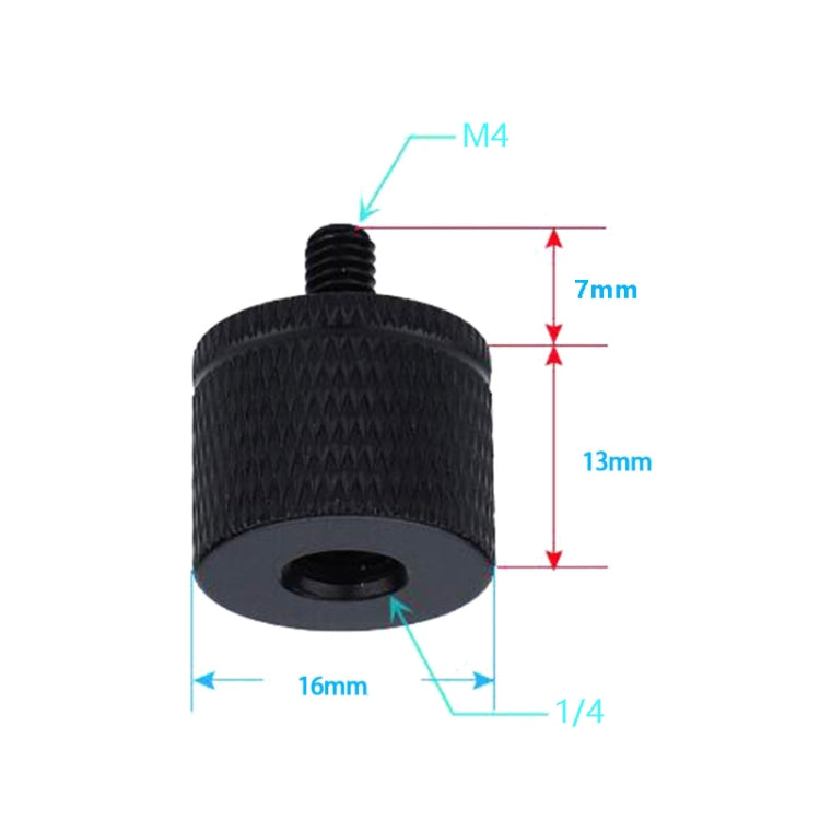 Adaptador de tornillo de 4 piezas, A18 1/4 Female to M4 Male Screw, A19 1/4 Female to M5 Male  Screw, A20 1/4 Female to M6 Male  Screw, A21 1/4 Female to M8 Male  Screw, A22 1/4 Female to M10 Male  Screw, A23 1/4 Female to M12 Male  Screw              ...