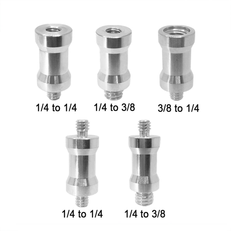 Adaptador de tornillo de 10 piezas, 3/8 Female to 1/4 Male Screw, 1/4 Female to 3/8 Male Screw, 1/4 Female to 1/4 Male Screw, 1/4 Male to 1/4 Male Screw, 1/4 Male to 3/8 Male Screw