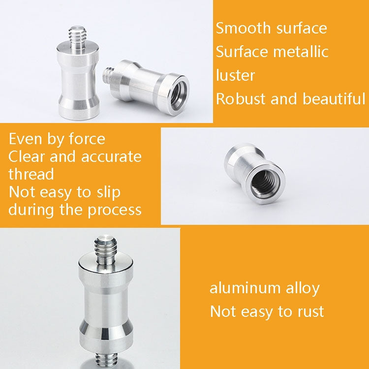 Adaptador de tornillo de 10 piezas, 3/8 Female to 1/4 Male Screw, 1/4 Female to 3/8 Male Screw, 1/4 Female to 1/4 Male Screw, 1/4 Male to 1/4 Male Screw, 1/4 Male to 3/8 Male Screw