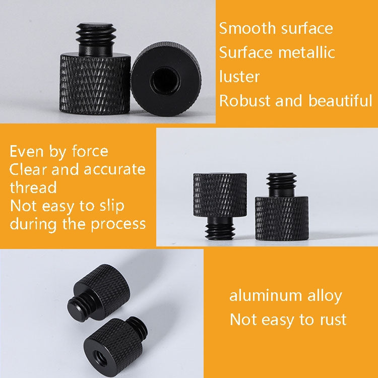 Adaptador de tornillo de 10 piezas, 3/8 Female to 1/4 Male  Screw(Black), 3/8 Female to 1/4 Male  Screw(Blue), 3/8 Female to 1/4 Male  Screw(Red), 1/4 Female to 3/8 Male Screw (Black), 1/4 Female to 3/8 Male Screw (Blue)                                ...