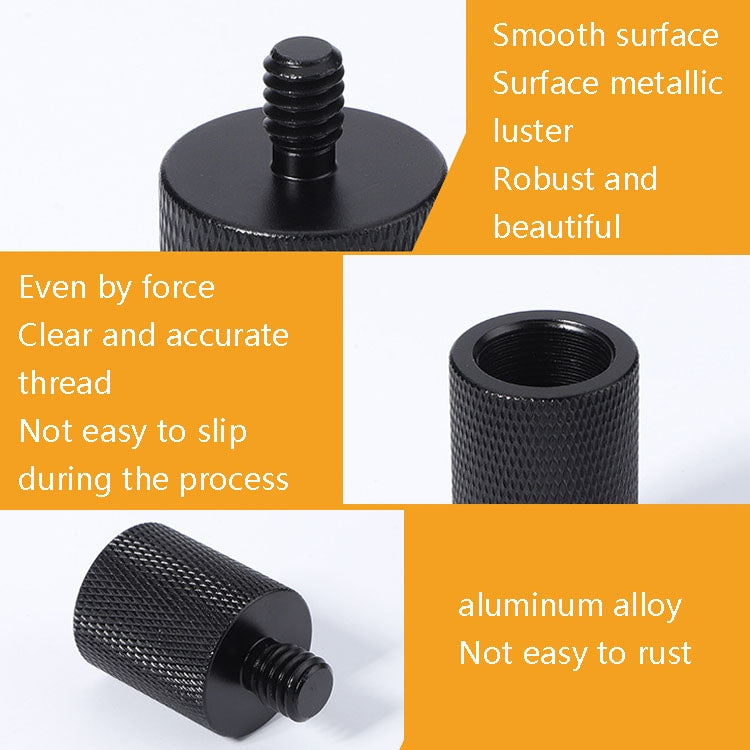 2 tornillos adaptadores de micrófono., F1 5/8-27 Female to 1/4 Male Screw, F10 5/8-27  Female to 3/8 Male Screw