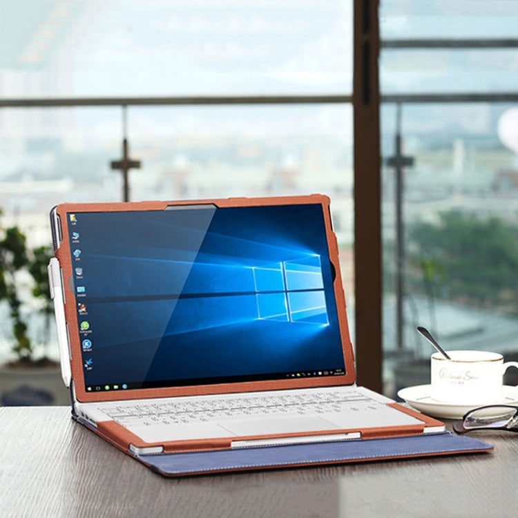 Funda protectora para portátil de cuero PU, For Microsoft Surface Book 1 13.5 inches, For Microsoft Surface Book 2 13.5 inches, For Microsoft Surface Book 2 15 inches, For Microsoft Surface Book 3 13.5 inches, For Microsoft Surface Book 3 15 inches
