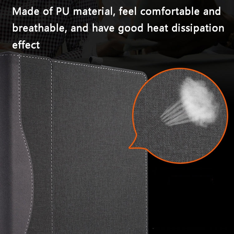 Funda para portátil de cuero PU multifuncional de 13,5 pulgadas, For Microsoft Surface 1/2/3/4