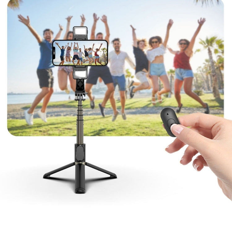 CYKE Q08D Handheld Dual Light Bluetooth Teléfono móvil Selfie Stick, Dual Light Version