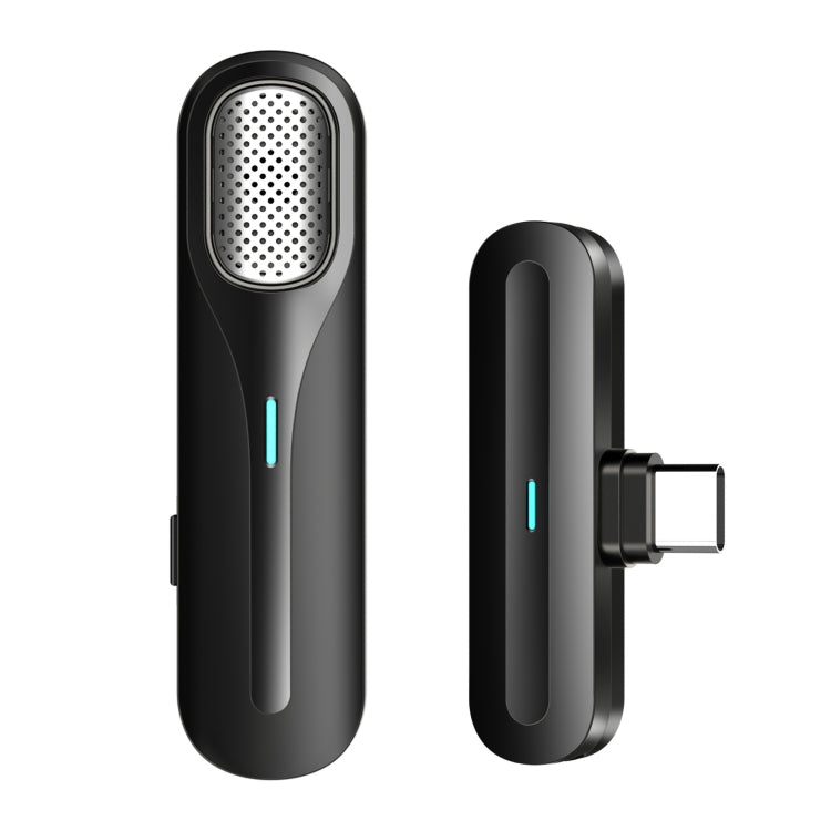 FerTo DX01 Micrófono de collar inalámbrico 2.4G Equipo de transmisión en vivo, Estilo:, TYPE-C, 8 Pin, TYPE-C + Charging Bin, 8 Pin + Charging Bin