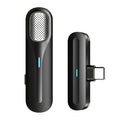 FerTo DX01 Micrófono de collar inalámbrico 2.4G Equipo de transmisión en vivo, Estilo:, TYPE-C, 8 Pin, TYPE-C + Charging Bin, 8 Pin + Charging Bin