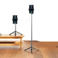CYKE Trípode telescópico plegable para soporte de transmisión de teléfono móvil, especificación:, A31-0.8m (Without Light), A31-1.6m (Without Light), A31E-1.1m (With Light), A31E-1.6m (With Light), A61-1.6m (Cloud Station)