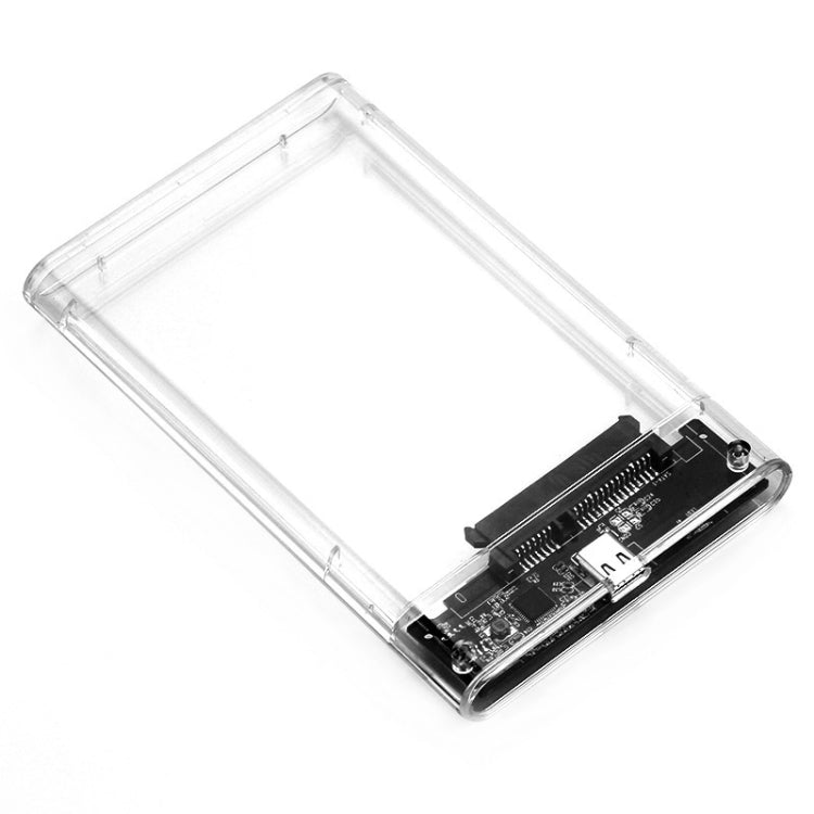 TU31 2.5 Pulgadas USB3.1 TYPE-C Interfaz Disco duro Carcasa protectora transparente