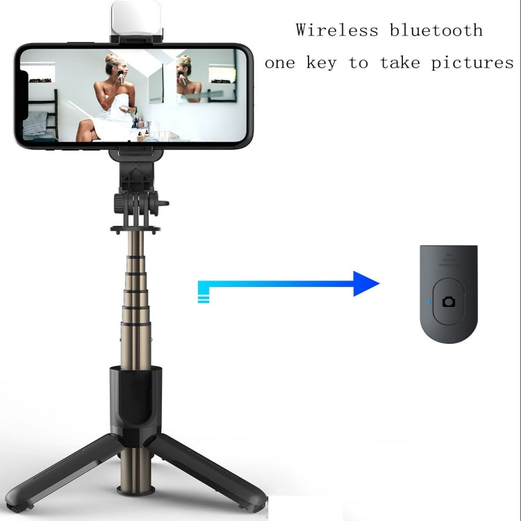 CYKE L11S Bluetooth Selfie Stick Beauty Fill Light Trípode en vivo, L11S