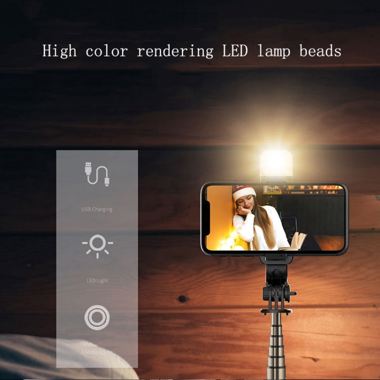 CYKE L11S Bluetooth Selfie Stick Beauty Fill Light Trípode en vivo, L11S