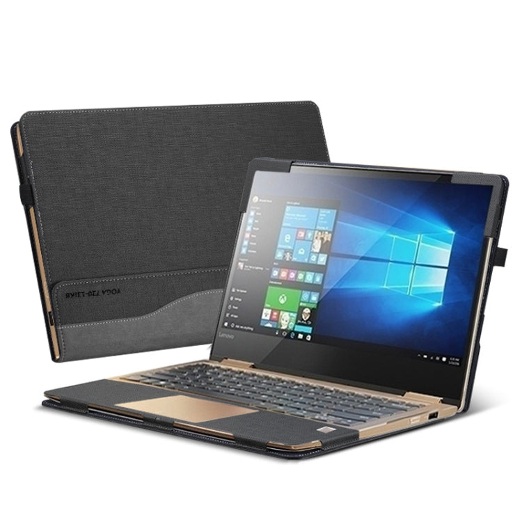 Estuche protector de cuero PU para computadora portátil, For Lenovo Yoga 720-13, For Lenovo Yoga 730-13, For Lenovo Yoga 720-15