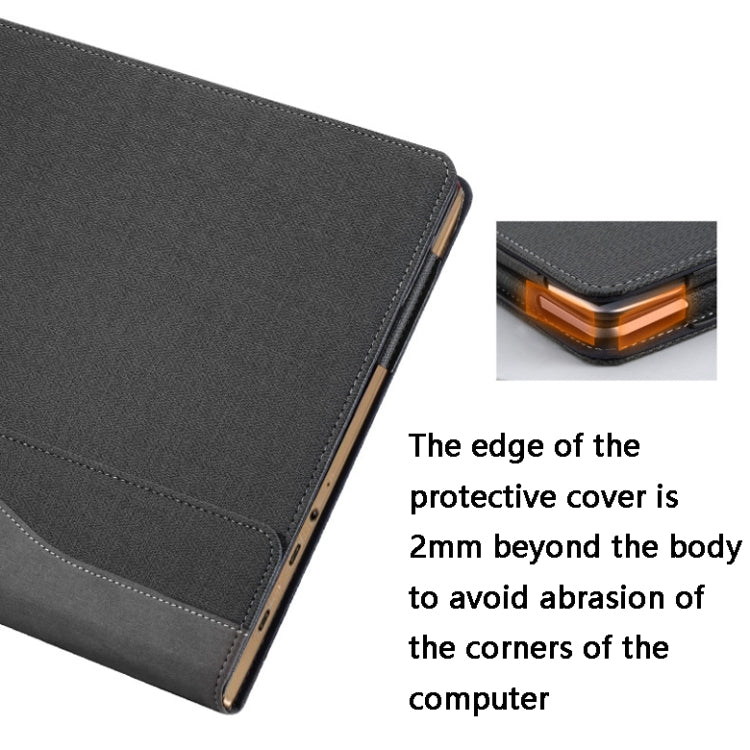 Estuche protector de cuero PU para computadora portátil, For Lenovo Yoga 720-13, For Lenovo Yoga 730-13, For Lenovo Yoga 720-15