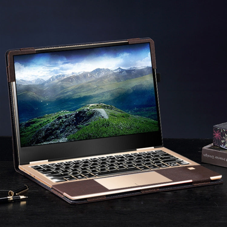 Estuche protector de cuero PU para computadora portátil, For Lenovo Yoga 720-13, For Lenovo Yoga 730-13, For Lenovo Yoga 720-15