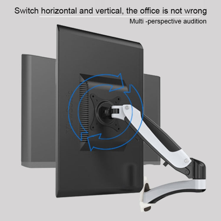 Gibbon Mounts GM112W Soporte para monitor de computadora con resorte de gas montado en la pared