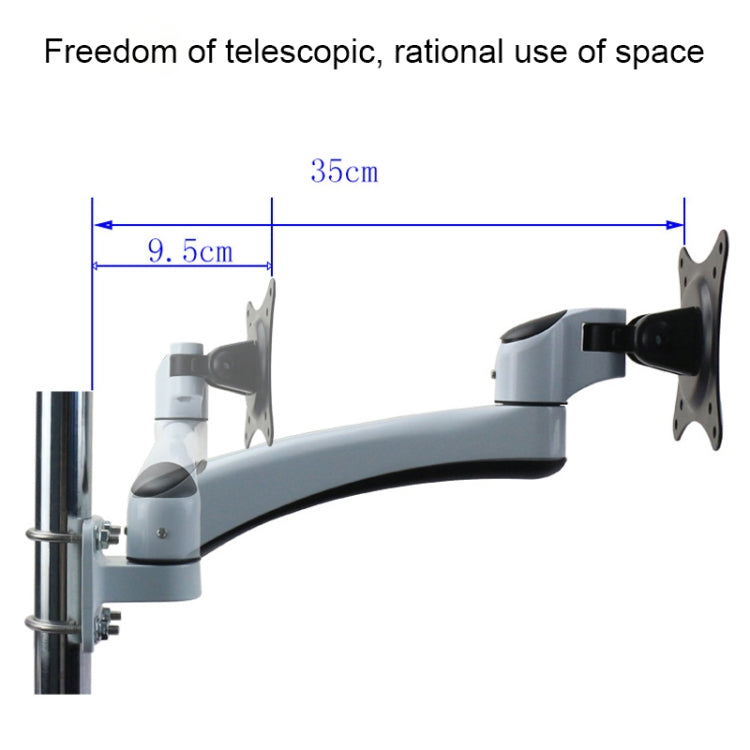Gibbon Mounts FE111B Soporte para monitor de computadora montado en la pared sin perforación