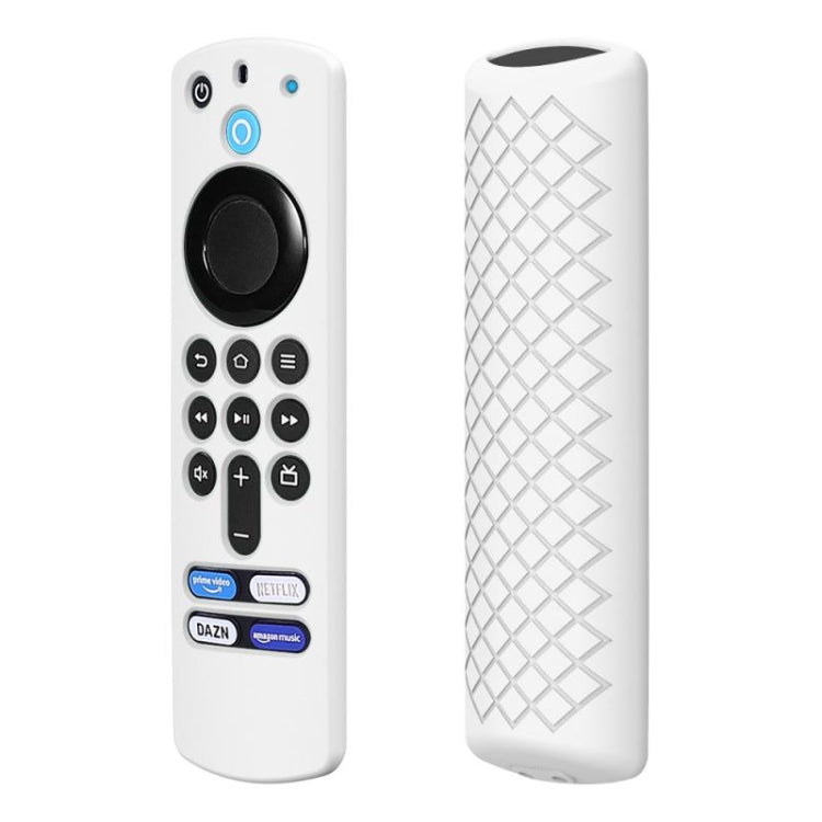 2 piezas de carcasa de silicona para Alexa Voice Remote 3rd Gen y TV Stick 3rd Gen, Blanco, Rosado, Rojo, Azul, Negro