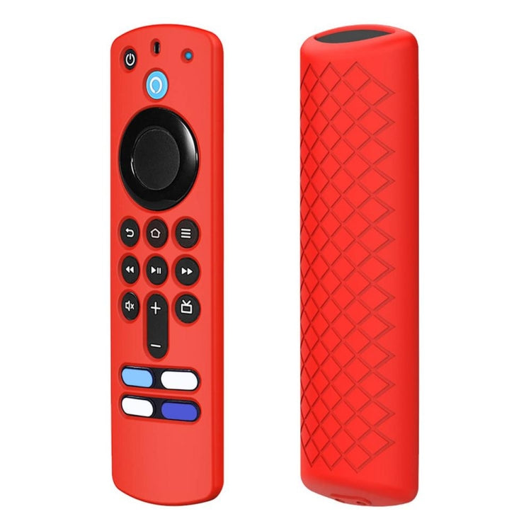 2 piezas de carcasa de silicona para Alexa Voice Remote 3rd Gen y TV Stick 3rd Gen, Blanco, Rosado, Rojo, Azul, Negro