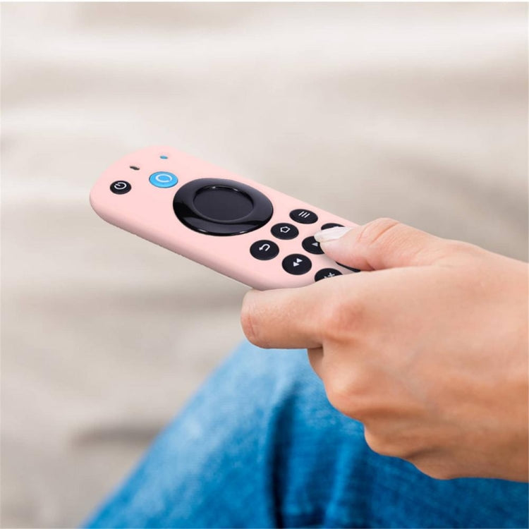 2 piezas de carcasa de silicona para Alexa Voice Remote 3rd Gen y TV Stick 3rd Gen, Blanco, Rosado, Rojo, Azul, Negro