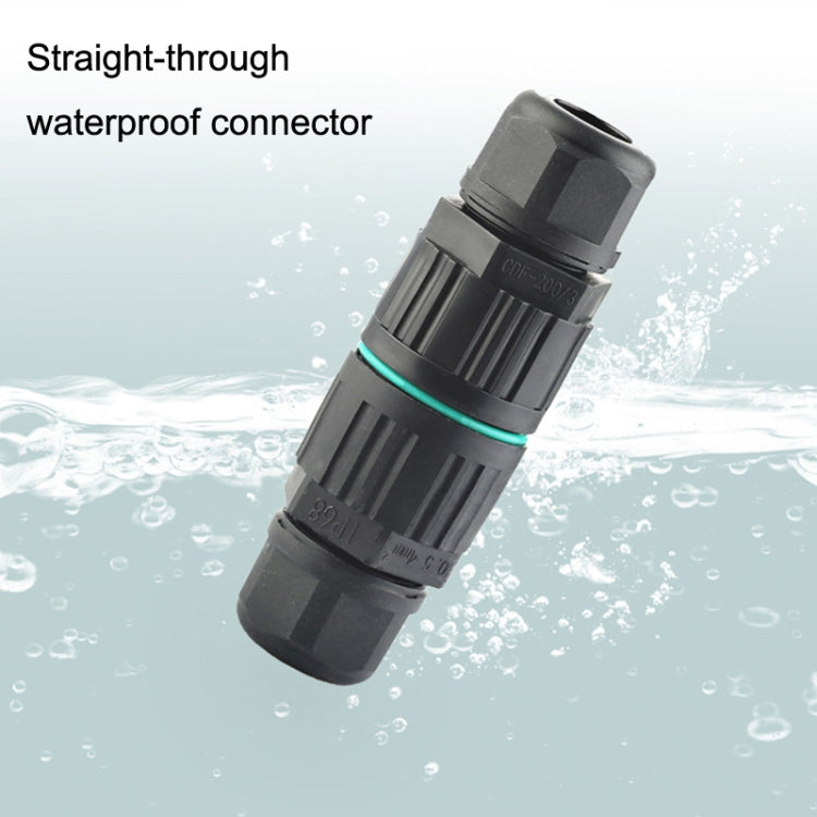 5 PCS CDF-200/3 Conector de cable a prueba de agua, With 2 Pin Quick Connector, With 3 Pin Quick Connector, With 3 Pin Cold Pressure Terminal, With 5 Pin Cold Pressure Terminal