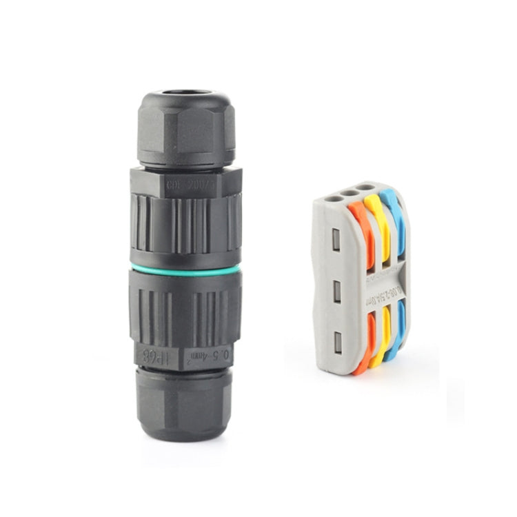 5 PCS CDF-200/3 Conector de cable a prueba de agua, With 2 Pin Quick Connector, With 3 Pin Quick Connector, With 3 Pin Cold Pressure Terminal, With 5 Pin Cold Pressure Terminal