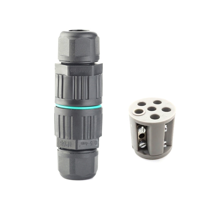 5 PCS CDF-200/3 Conector de cable a prueba de agua, With 2 Pin Quick Connector, With 3 Pin Quick Connector, With 3 Pin Cold Pressure Terminal, With 5 Pin Cold Pressure Terminal